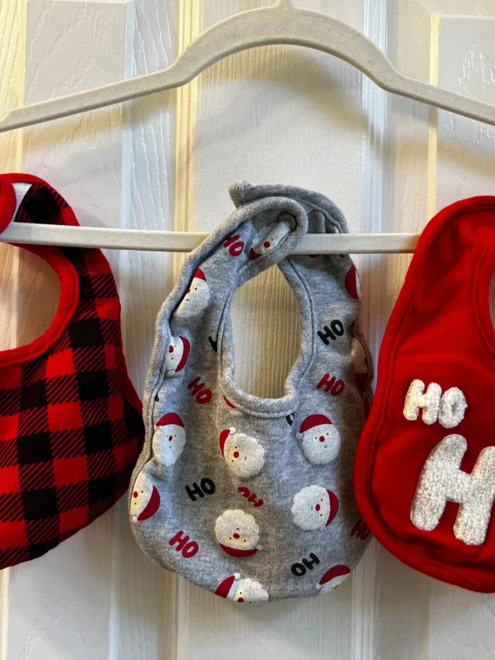 Baby's First Christmas Bib Set
